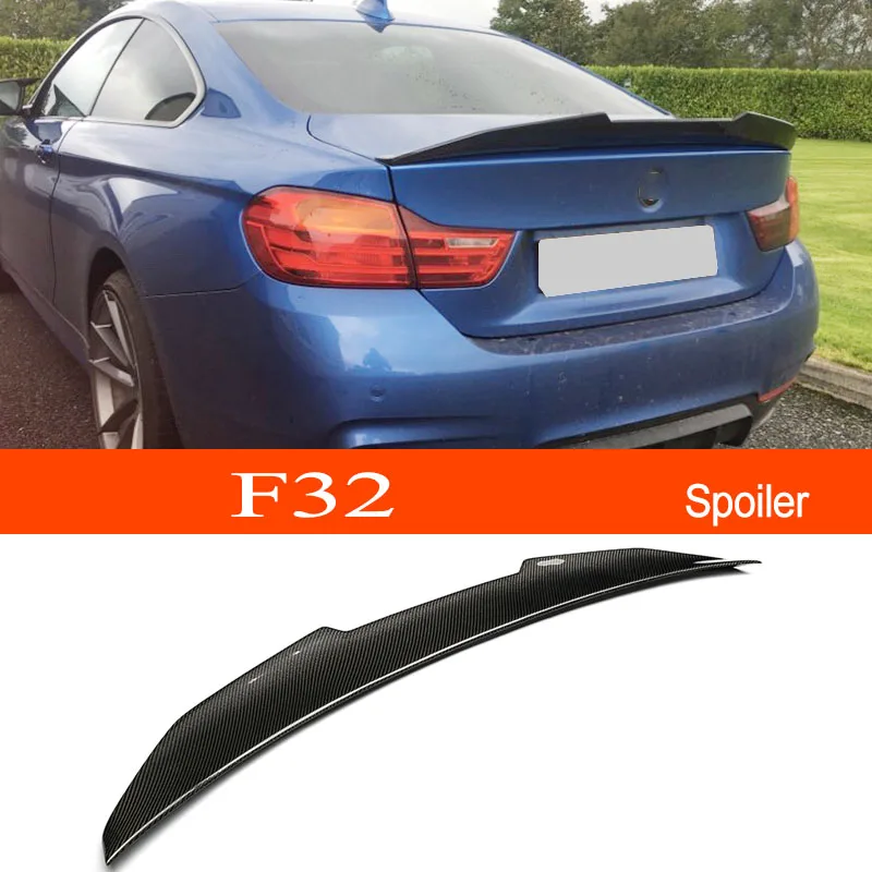 F32 PSM-style Real Carbon Fiber / FRP Material Car Rear Trunk Wing Spoiler for BMW 4-Series F32 Coupe 2-Door 2013-2020
F32 PSM-style Real Carbon Fiber / FRP Material Car Rear Trunk Wing Spoiler for BMW 4-Series F32 Coupe 2-Door 2013-2020