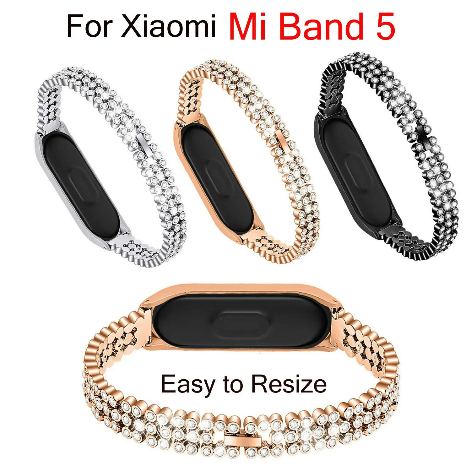 Diamond Strap For Xiaomi Mi Band 5 Replace Bracelet For Xiaomi Band 5 Jewelry Wristband Crystal Bracelet MiBand 5 Strap
Diamond Strap For Xiaomi Mi Band 5 Replace Bracelet For Xiaomi Band 5 Jewelry Wristband Crystal Bracelet MiBand 5 Strap