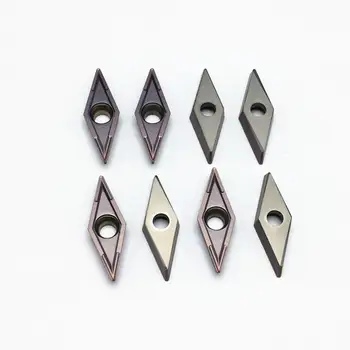 50PCS Lathe Tool VCMT110304 VP15TF Carbide Blade Steel Processing VCMT 110304 Internal Turning Blade CNC Lathe Tool
50PCS Lathe Tool VCMT110304 VP15TF Carbide Blade Steel Processing VCMT 110304 Internal Turning Blade CNC Lathe Tool