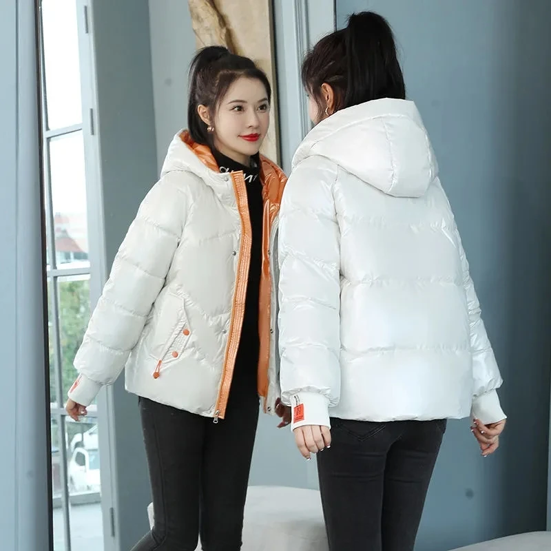 2023 New Winter Warm Thicken Short Padded Jacket Women Glossy Down Padded Loose Jacket Women Bread Jacket Hooded Down Jacket
2023 New Winter Warm Thicken Short Padded Jacket Women Glossy Down Padded Loose Jacket Women Bread Jacket Hooded Down Jacket
