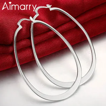 Aimarry 925 Sterling Silver Flat U-Shaped Round Hoop Earrings For Women Charm Party Christmas Gifts Wedding Fashion Jewelry
Aimarry 925 Sterling Silver Flat U-Shaped Round Hoop Earrings For Women Charm Party Christmas Gifts Wedding Fashion Jewelry