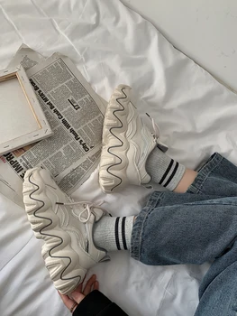 Women's shoes autumn 2020 new fashion wild thick bottom increased casual shoes student sports shoes
Women's shoes autumn 2020 new fashion wild thick bottom increased casual shoes student sports shoes