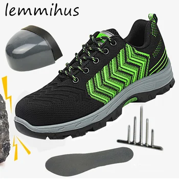 Fashion sports breathable work shoes men's indestructible safety shoes men's sports shoes anti-piercing safety boots
Fashion sports breathable work shoes men's indestructible safety shoes men's sports shoes anti-piercing safety boots