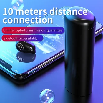 Mini Tws Earphone Wireless Bluetooth 5.0 Earphone HD Stereo Sound Earpiece With Mic Charging Box Headset For Smart Phone 
Mini Tws Earphone Wireless Bluetooth 5.0 Earphone HD Stereo Sound Earpiece With Mic Charging Box Headset For Smart Phone