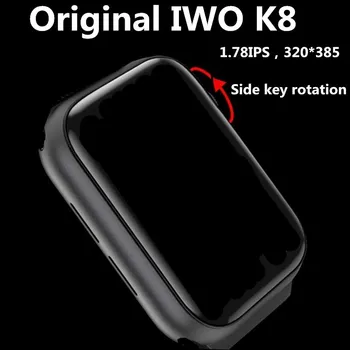 IWO K8 Bluetoth call Smartwatch 320*385 1.78 inch IWO 12 Pro max for iOS Android phone Heart Rate temperature Side key rotation
IWO K8 Bluetoth call Smartwatch 320*385 1.78 inch IWO 12 Pro max for iOS Android phone Heart Rate temperature Side key rotation