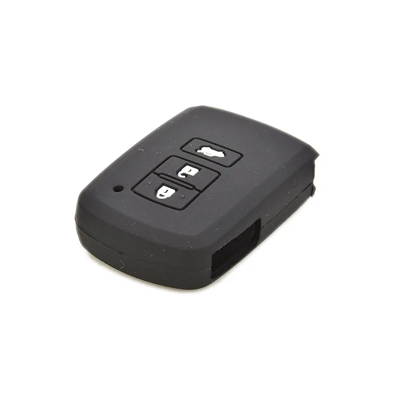 Silicone Remote Smart Key 3 Button Black Key Fob Protect Cover Case Silicone Case Cover For Toyota Camry Avalon RAV4
Silicone Remote Smart Key 3 Button Black Key Fob Protect Cover Case Silicone Case Cover For Toyota Camry Avalon RAV4