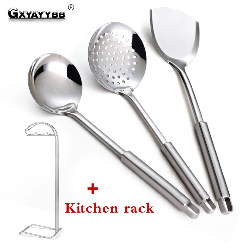 2/3pc Stainless Steel Cooking Tools Set Anti Scalding Spoon Shovel Kitchen Tools Bright Light Matte Kitchen Set Cooking Utensils
2/3pc Stainless Steel Cooking Tools Set Anti Scalding Spoon Shovel Kitchen Tools Bright Light Matte Kitchen Set Cooking Utensils