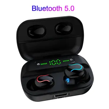 Wireless Bluetooth 5.0 Headphones TWS In Ear True Wireless Earbuds IPX7 Waterproof Earphones 8D Stereo Noise Cancelling Headset 
Wireless Bluetooth 5.0 Headphones TWS In Ear True Wireless Earbuds IPX7 Waterproof Earphones 8D Stereo Noise Cancelling Headset