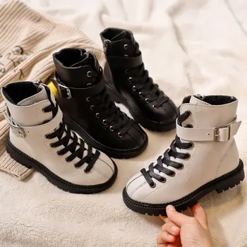 Boys Girls Platform Retro Riding Boots PU Leather Ankle Boots Princess Spring Winter High-top British Style Flat Shoes Size27-37
Boys Girls Platform Retro Riding Boots PU Leather Ankle Boots Princess Spring Winter High-top British Style Flat Shoes Size27-37