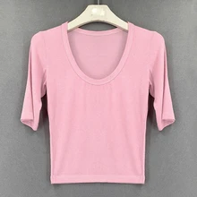 Black Skinny Crop Top T Shirt Women Short Sleeve O-Neck Woman Tshirts Slim Clothes Summer Tops 2021 Basic Thin Tee Shirt Femme
Black Skinny Crop Top T Shirt Women Short Sleeve O-Neck Woman Tshirts Slim Clothes Summer Tops 2021 Basic Thin Tee Shirt Femme