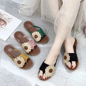 Women Summer Beach Slippers Ladies Holiday Bohemia Fashion Flower Daisy Outdoor Shoes Female Girls Non-slip Flats Flip Flops
Women Summer Beach Slippers Ladies Holiday Bohemia Fashion Flower Daisy Outdoor Shoes Female Girls Non-slip Flats Flip Flops