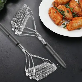 201 Stainless Steel Wire Black Clean Barbecue Cleaning Brush Economic BBQ Grill Brush DIY Convenient BBQ Brush Camping Oven
201 Stainless Steel Wire Black Clean Barbecue Cleaning Brush Economic BBQ Grill Brush DIY Convenient BBQ Brush Camping Oven