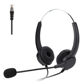 VH500D RJ9 Bilateral Headphone Hands-Free Call Center Noise Cancelling Corded with Adjustable Mic for Telephone Set
VH500D RJ9 Bilateral Headphone Hands-Free Call Center Noise Cancelling Corded with Adjustable Mic for Telephone Set