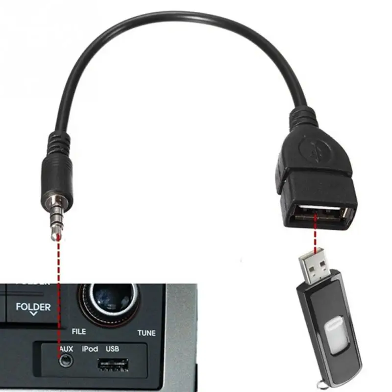 Фото 3.5mm Car AUX Converter Adapter Cable for kia sportage picanto 3 rio k2 K5 cerato ceed soul | Автомобили и мотоциклы