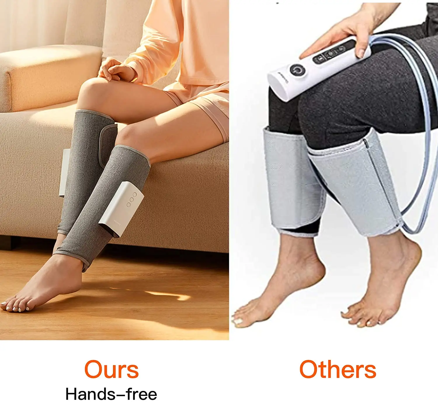 Leg Air Compression Massager Heated for Thigh Knee and Calf Circulation Intensities Modes Temperatures Massage Relaxation
Leg Air Compression Massager Heated for Thigh Knee and Calf Circulation Intensities Modes Temperatures Massage Relaxation