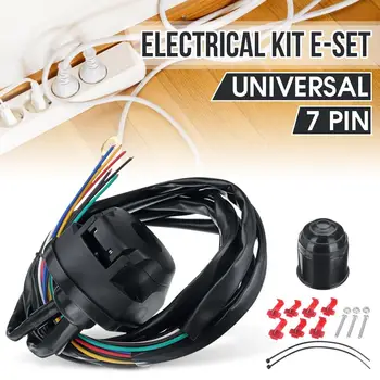 12V Electrical Kit E-set 1.9m 7 Core 7 Pin Universal Trailer Cable Pre-wired Towbar With Protective Screw Set Assembly Accessori
12V Electrical Kit E-set 1.9m 7 Core 7 Pin Universal Trailer Cable Pre-wired Towbar With Protective Screw Set Assembly Accessori