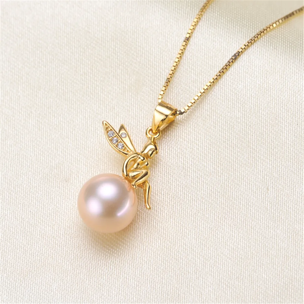 Fashionable Pearl Pendant Bases Setting Mountings 925 Silver Jewelry For Women DIY Making Accessories No Bead And Chain
Fashionable Pearl Pendant Bases Setting Mountings 925 Silver Jewelry For Women DIY Making Accessories No Bead And Chain