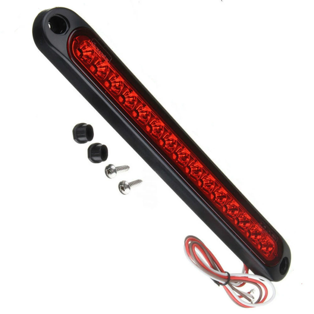 15LED Stop Tail Light Lamp Brake Trailer Truck High Mount Red Waterproof 10-30V LED Brake Tail Light Truck Trailer Car
15LED Stop Tail Light Lamp Brake Trailer Truck High Mount Red Waterproof 10-30V LED Brake Tail Light Truck Trailer Car