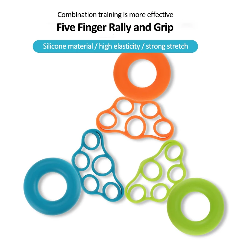 6.8/8.8/11lb Silicone Finger Gripper Strength Trainer Resistance Band Hand Grip Wrist Yoga Stretcher Finger trainer Exercise
6.8/8.8/11lb Silicone Finger Gripper Strength Trainer Resistance Band Hand Grip Wrist Yoga Stretcher Finger trainer Exercise