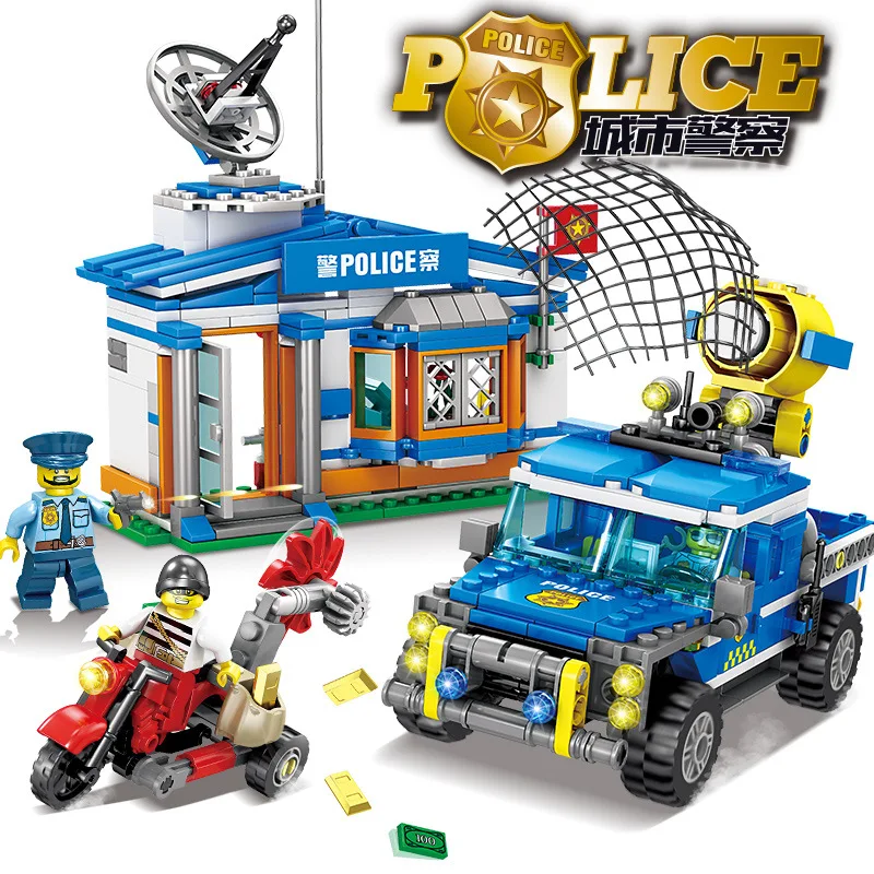 Children'S Educational Assembled Building Blocks Toy Boy Intelligence Assembly Plastic Building Block Toys City Police 67257
Children'S Educational Assembled Building Blocks Toy Boy Intelligence Assembly Plastic Building Block Toys City Police 67257