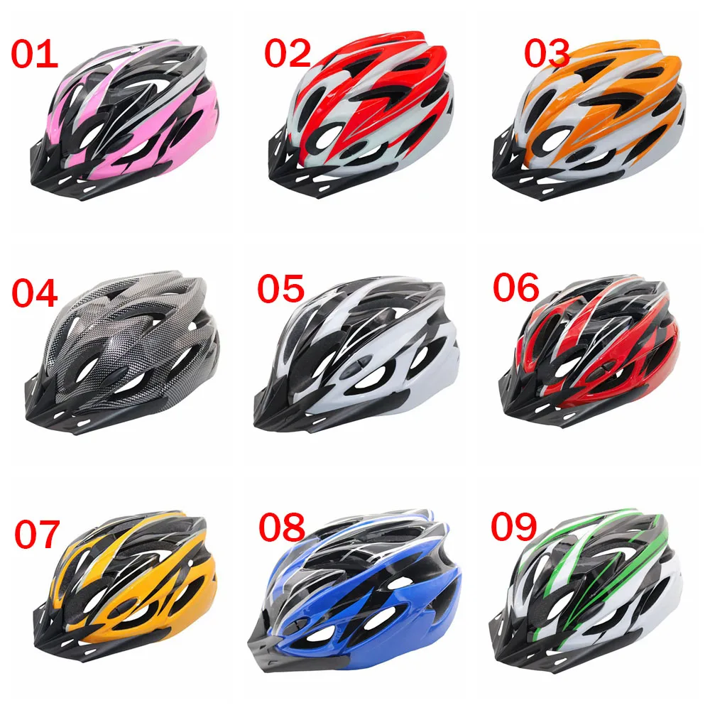 1PC Unisex Integrally-molded Safety Bicycle Helmet Lightweight Protective Helmet Bike Sports Helmet Mountain Cycling Accessory