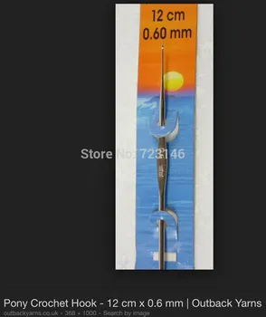 1 psc PONY CROCHET HOOK / HOOKS Size 0.60mm - Lenght 12cm
1 psc PONY CROCHET HOOK / HOOKS Size 0.60mm - Lenght 12cm