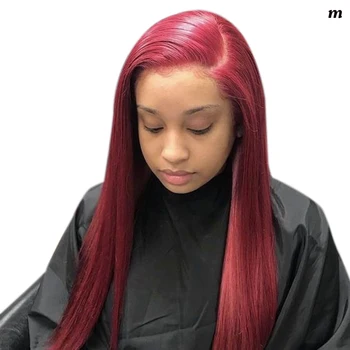 Burgundy Lace Front Human Hair Wigs Red Human Hair Wig Remy 99J 13x4 Lace Frontal Wig Pre Plucked 150% Lace Human Hair Wigs 
Burgundy Lace Front Human Hair Wigs Red Human Hair Wig Remy 99J 13x4 Lace Frontal Wig Pre Plucked 150% Lace Human Hair Wigs