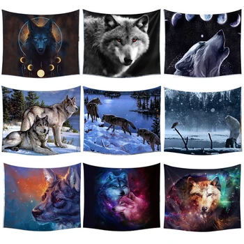 72*92cm Wolf Pattern Soft Wall Cloth Tapestry Polyester Hanging Wall Carpet Decorative Tablecloth Blanket Home Decor 60003
72*92cm Wolf Pattern Soft Wall Cloth Tapestry Polyester Hanging Wall Carpet Decorative Tablecloth Blanket Home Decor 60003