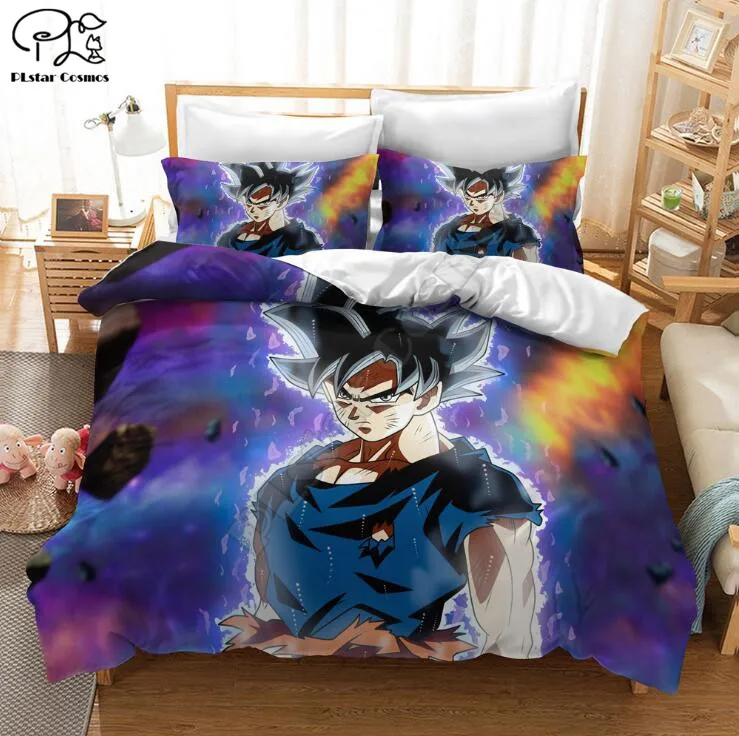 Dragon Ball 3D printed Home Textiles 3D Quilt Cover 100% Polyester Bedding Set Luxury Three-Piece Pillowcase Quilt Cover
Dragon Ball 3D printed Home Textiles 3D Quilt Cover 100% Polyester Bedding Set Luxury Three-Piece Pillowcase Quilt Cover