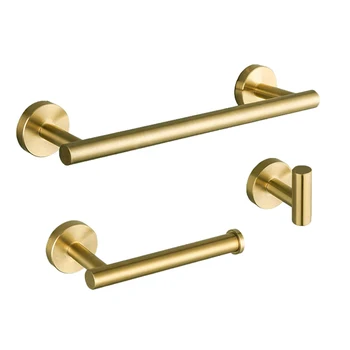 Wall-mounted Stainless Steel Towel Shelf Rack 3Pcs/set Clothes Hat Holder Hooks Hanging Bar Rod Kitchen Bathroom Organizer E2S
Wall-mounted Stainless Steel Towel Shelf Rack 3Pcs/set Clothes Hat Holder Hooks Hanging Bar Rod Kitchen Bathroom Organizer E2S