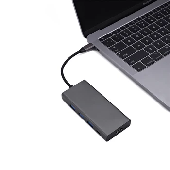 5 In 1 USB C Hub, USB Type C 3.1(Compatible Thunderbolt 3) To 4K HDMI Adapter, USB-C To Multiport Dock HDMI/USB 3.0 USBC PD Port
5 In 1 USB C Hub, USB Type C 3.1(Compatible Thunderbolt 3) To 4K HDMI Adapter, USB-C To Multiport Dock HDMI/USB 3.0 USBC PD Port
