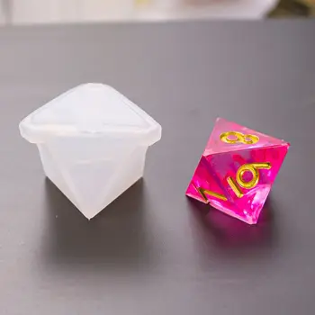 7 Shapes Dice Fillet Square Triangle Dice Mold Dice Digital Game Silicone Mould P0RF
7 Shapes Dice Fillet Square Triangle Dice Mold Dice Digital Game Silicone Mould P0RF