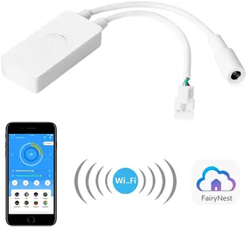 WS2812b ws2813 ws2815 Smart WiFi APP Controller, Amazon Alexa Google Home Voice Control for DC5V~24V SK6812 Addressable
WS2812b ws2813 ws2815 Smart WiFi APP Controller, Amazon Alexa Google Home Voice Control for DC5V~24V SK6812 Addressable