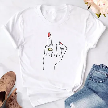 Women T-Shirts 2020 Summer New Bride's ring finger Printed Tops Tee Female T-shirt Short Sleeve White tshirt for Lady Casual Top 
Women T-Shirts 2020 Summer New Bride's ring finger Printed Tops Tee Female T-shirt Short Sleeve White tshirt for Lady Casual Top