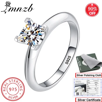 LMNZB With Certificate 925 Silver Rings For Women Luxury Square Zircon Bridal Wedding Engagement Rings Fine Jewelry Gift LR257
LMNZB With Certificate 925 Silver Rings For Women Luxury Square Zircon Bridal Wedding Engagement Rings Fine Jewelry Gift LR257