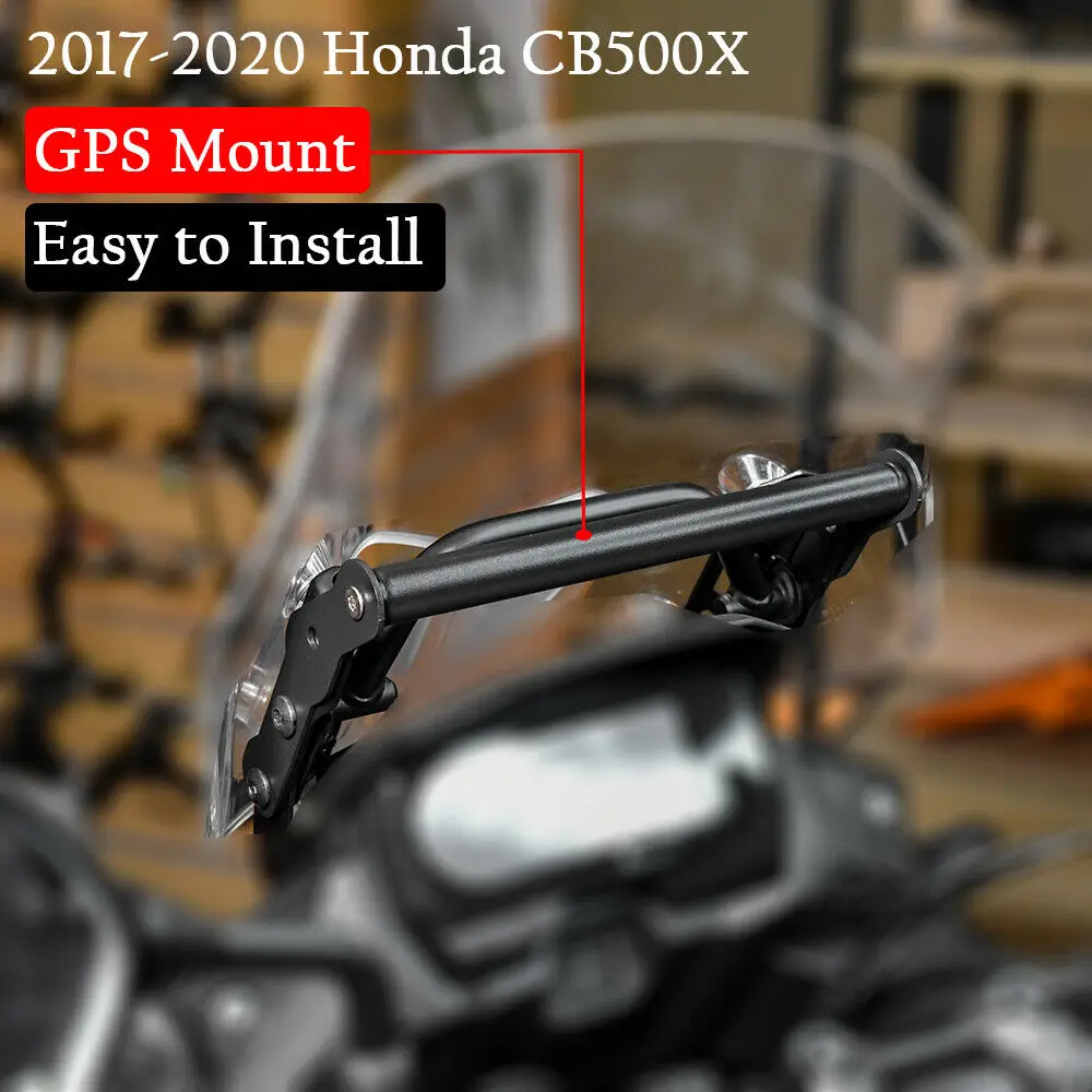 Aluminum GPS Smart Cell Phone Camera Navigation Mount Bracket Holder Bar for Honda CB500X CB500 X 2017 2018 2019 2020
Aluminum GPS Smart Cell Phone Camera Navigation Mount Bracket Holder Bar for Honda CB500X CB500 X 2017 2018 2019 2020