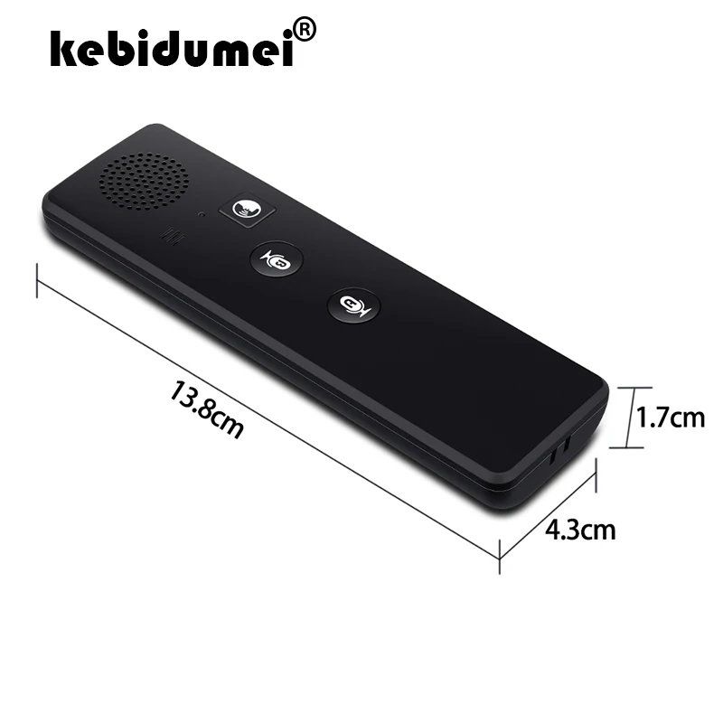 kebdumei Portable Smart Voice Translator Real Time Multi-Language Speech Translator 3 in 1 voice Text Bluetooth Translator
kebdumei Portable Smart Voice Translator Real Time Multi-Language Speech Translator 3 in 1 voice Text Bluetooth Translator