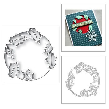 2020 New Round Frame Background and Leaf Embossing Metal Cutting Dies For DIY Scrapbooking Greeting Card Paper Making No Stamps
2020 New Round Frame Background and Leaf Embossing Metal Cutting Dies For DIY Scrapbooking Greeting Card Paper Making No Stamps