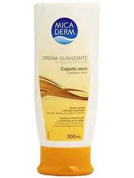 Mica Derm - Crema suavizante después del champú - Cabello seco - 300 ml
Mica Derm - Crema suavizante después del champú - Cabello seco - 300 ml