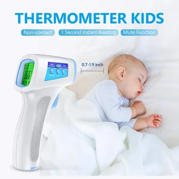 Infrared Forehead Digital Thermometer Non Contact Accurate Adult Baby Fever Temperature Laser Gun Thermometre Infrarouge
Infrared Forehead Digital Thermometer Non Contact Accurate Adult Baby Fever Temperature Laser Gun Thermometre Infrarouge