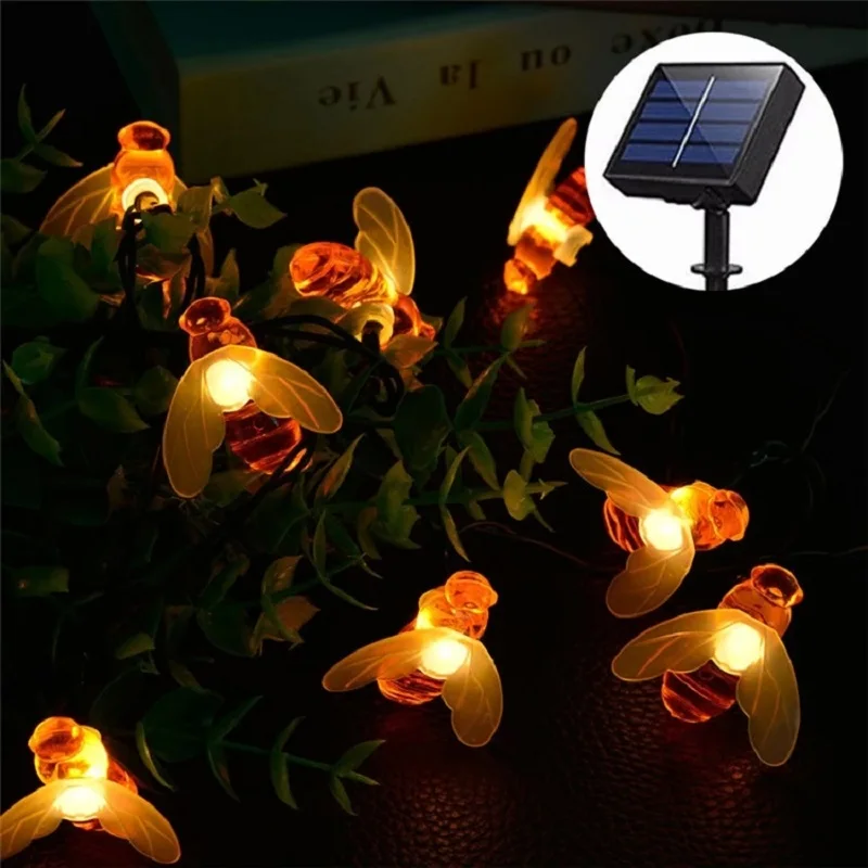 Solar Honey Bee Bulb String Lights 30 50 60 LEDs Holiday Lighting Decorations Garden Yard Trees
Solar Honey Bee Bulb String Lights 30 50 60 LEDs Holiday Lighting Decorations Garden Yard Trees