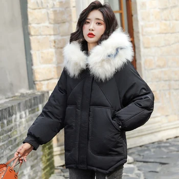 Nicesnowl Fashion 2020 Winter Coat Women Jackets Thick Down Parkas Fur Hooded Cotton Long Coats Warm Windbreaker Female Outwear
Nicesnowl Fashion 2020 Winter Coat Women Jackets Thick Down Parkas Fur Hooded Cotton Long Coats Warm Windbreaker Female Outwear