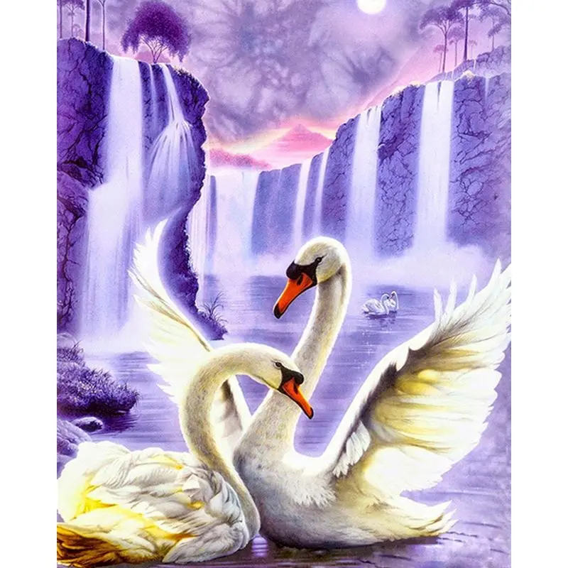 RUOPOTY Art By Numbers Couple swans Animal DIY Oil Painting By Numbers Kits Drawing Canvas swan landscape HandPainted Home Decor
RUOPOTY Art By Numbers Couple swans Animal DIY Oil Painting By Numbers Kits Drawing Canvas swan landscape HandPainted Home Decor