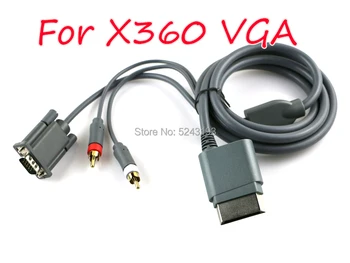 5PCS 1.8 m HD Slim Video Audio AV PC Monitor VGA Cable VGA + 2 RCA Video Port Adapter Cable For Xbox 360 Game Console
5PCS 1.8 m HD Slim Video Audio AV PC Monitor VGA Cable VGA + 2 RCA Video Port Adapter Cable For Xbox 360 Game Console