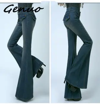 Genuo New 2019 Spring Slim Mid Waist Big Boot Cut Jeans Female Three-dimensional Cut Wide Leg Jeans
Genuo New 2019 Spring Slim Mid Waist Big Boot Cut Jeans Female Three-dimensional Cut Wide Leg Jeans