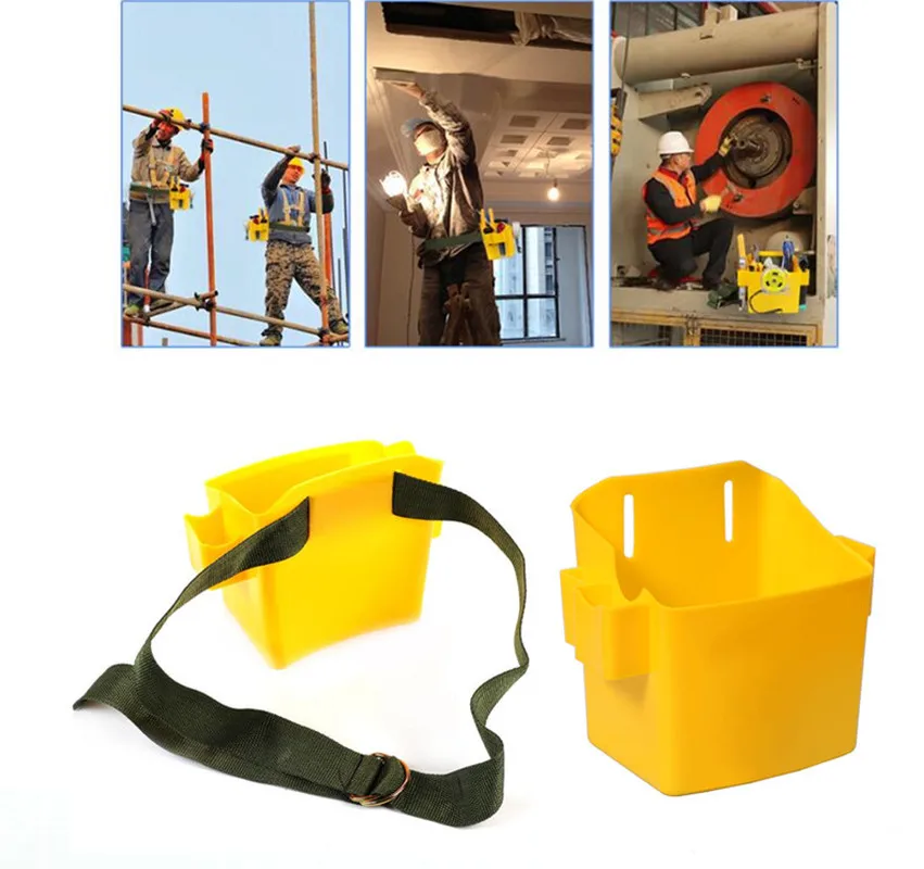 Thicken PlasticTools Waist Bag Box Large Capacity Hanging storage Case for building Electrician Carpentry Hardware tool Organize
Thicken PlasticTools Waist Bag Box Large Capacity Hanging storage Case for building Electrician Carpentry Hardware tool Organize