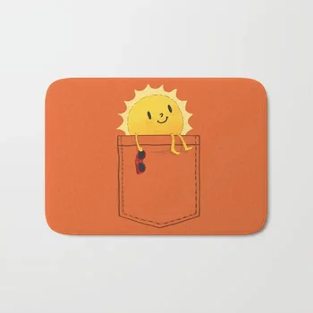 HOT Bathroom Rugs Pocketful of sunshine Bath Mat Flannel Absorbent Non Slip Doormat Entrance Door Bath Room Mats 
HOT Bathroom Rugs Pocketful of sunshine Bath Mat Flannel Absorbent Non Slip Doormat Entrance Door Bath Room Mats