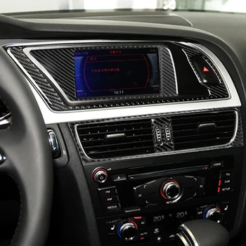 For Audi A4 A5 B8 Q5 Car Interior Navigation Air Conditioning CD Control Panel LHD RHD Real Carbon Fiber Sticker Car Accessories
For Audi A4 A5 B8 Q5 Car Interior Navigation Air Conditioning CD Control Panel LHD RHD Real Carbon Fiber Sticker Car Accessories
