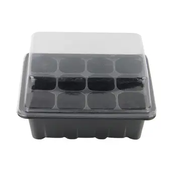 3 Pcs Seedling Tray Sprout Plate 12-Cells Nursery Pots Tray with Transparent Lids Box For Gardening Bonsai
3 Pcs Seedling Tray Sprout Plate 12-Cells Nursery Pots Tray with Transparent Lids Box For Gardening Bonsai