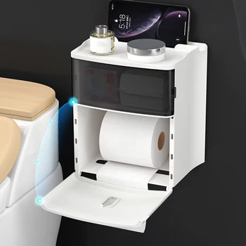 Holder Waterproof Wall Mounted Toilet Paper Tray Roll Paper Tube Storage Tray Tissue Shelf Toilet Paper Dispenser For Daily Use
Holder Waterproof Wall Mounted Toilet Paper Tray Roll Paper Tube Storage Tray Tissue Shelf Toilet Paper Dispenser For Daily Use